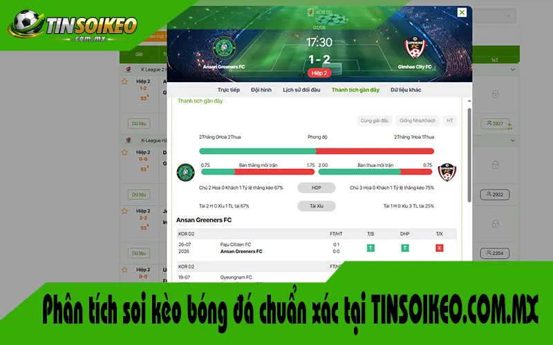 Phân tích soi kèo bóng đá chuẩn xác tại TINSOIKEO.COM.MX